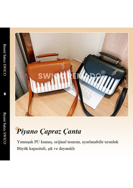 Yaratıcı Piyano Şekilli Çapraz Çanta (Yurt Dışından) fiyatları
