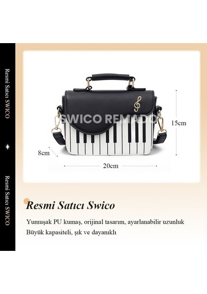 Yaratıcı Piyano Şekilli Çapraz Çanta (Yurt Dışından) indirimleri