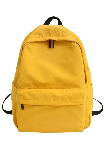 Kadınlar Için Okul Çantası, Çok Yönlü Lise Sırt Çantası, Kız Öğrenci Kampüsü Basit Su Geçirmez Sırt Çantası (Yurt Dışından)