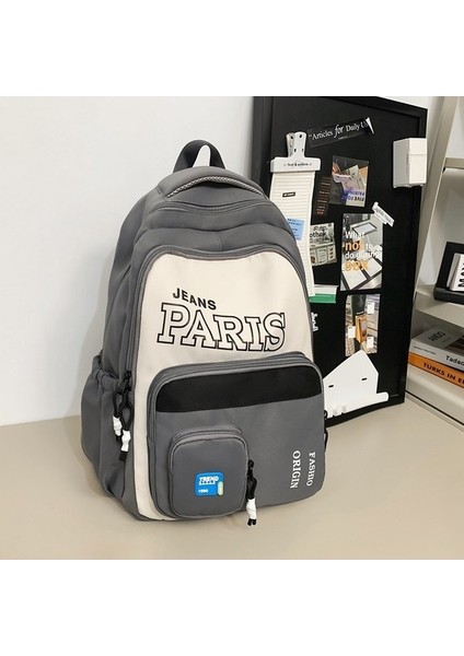 Ortaokul Öğrencileri Için Büyük Kapasiteli Sırt Çantası, Okul Çantası, Üniversite Öğrencisi Gündelik Sırt Çantası, Gezi Seyahat Çantası (Yurt Dışından) fiyatları