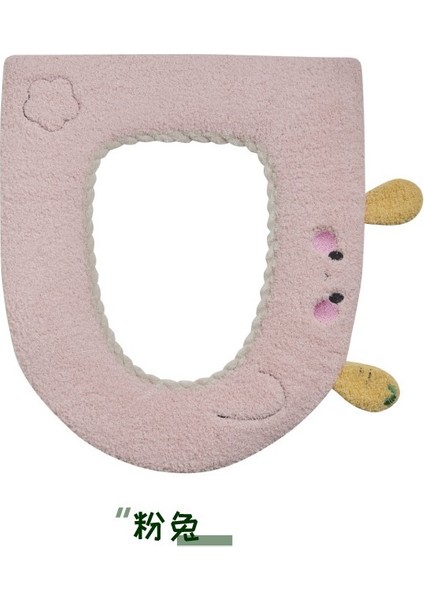 Tuvalet Paspası Ev Kış Yıkanabilir Karikatür Tavşan Klozet Koltuk Minderi Saplı Bulut Kadife Kalınlaşmış Sıcak Klozet Minderi (Yurt Dışından) fiyatları