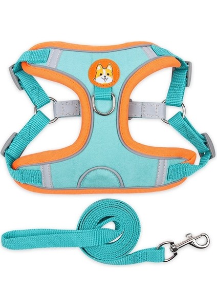 Zsykd BL-867 Pet Göğüs Kayışları Yansıtıcı Köpek Çekiş Halatı, Boyut: Xl Maviye Göl (Yurt Dışından)