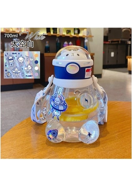 Dmxtop Çıkartmalı 700ML Plastik Çocuk Su Şişesi (Yurt Dışından)