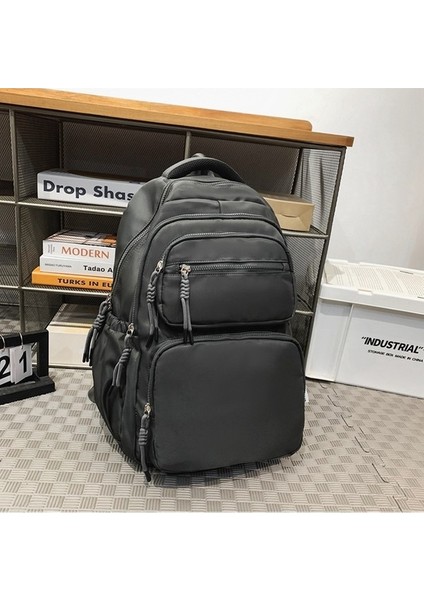Üniversite Öğrencisi Modaya Uygun ve Havalı, Geniş Kapasiteli Çift Sırt Çantaları (Yurt Dışından)