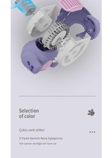 USB Mini El Fanı - Mor (Yurt Dışından)