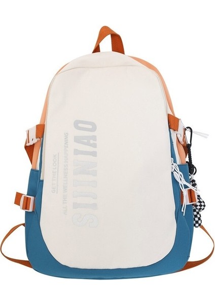 Kadın Lise Öğrencileri Için Okul Çantası Basit Ortaokul Öğrencisi Sırt Çantası Erkek Ortaokul Öğrencisi Bilgisayar Sırt Çantası Büyük Kapasiteli (Yurt Dışından)