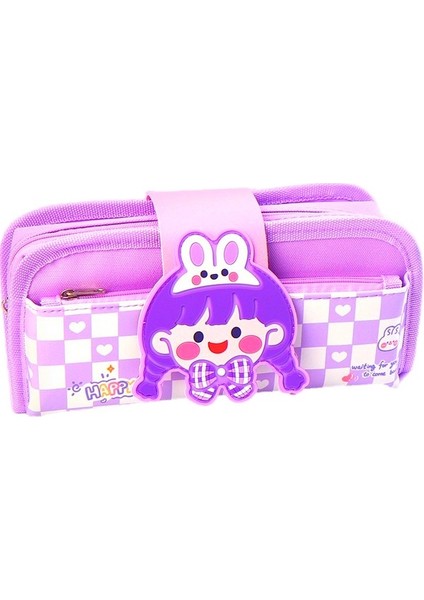 Ayrılabilir Büyük Kapasiteli Kız Kalem Kutusu Yazı Aleti Saklama Kutusu (Yurt Dışından)