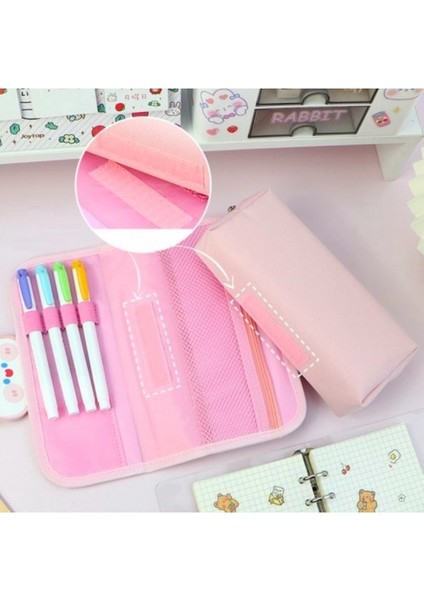 Ayrılabilir Büyük Kapasiteli Kız Kalem Kutusu Yazı Aleti Saklama Kutusu (Yurt Dışından) modelleri