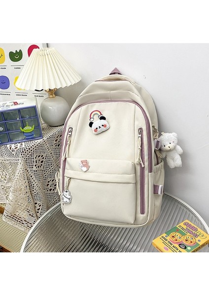 Okul Çantası Orman Tarzı Küçük Taze Ilkokul Öğrencileri Sevimli Üçüncü Ila Altıncı Sınıf Hafif Sırt Çantası (Yurt Dışından)