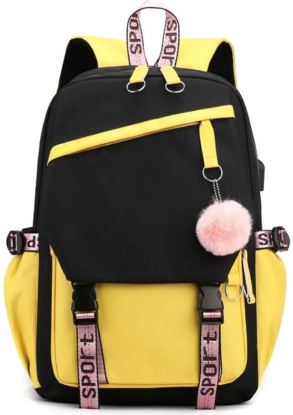 Erkekler ve Kadınlar Için Gösterişli Sırt Çantaları, Yeni Basit Okul Çantaları (Yurt Dışından)