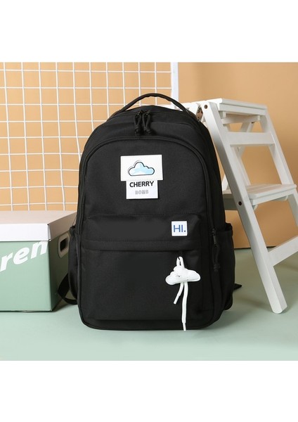 Yeni Sırt Çantası Kız Okul Çantası Sırt Çantası Bulut Şekli Basit (Yurt Dışından)