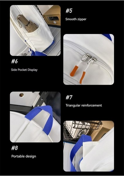 Yeni Uni Sırt Çantası Ins Tarzı Seyahat Sırt Çantası Gündelik Okul Çantası Trendi Basit Büyük Kapasiteli Düz Renk Moda Okul Sırt Çantası (Yurt Dışından) fırsatları