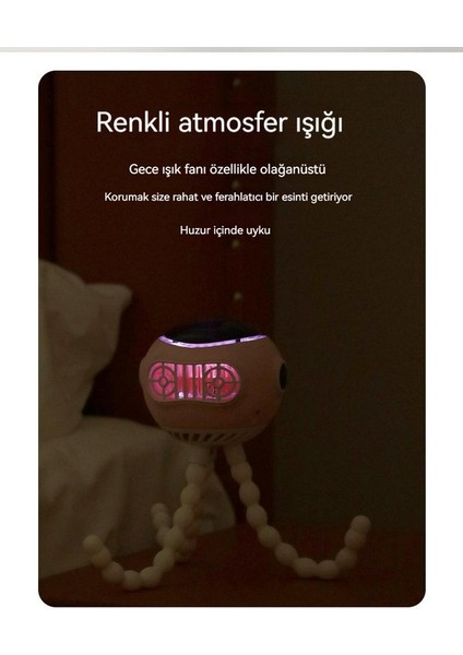 USB Mini El Fanı - Beyaz (Yurt Dışından)