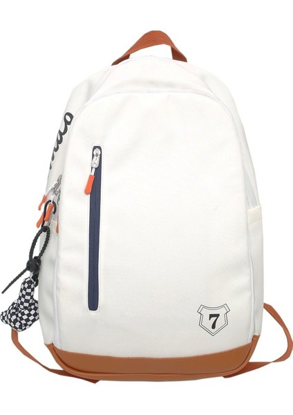 Yeni Uni Sırt Çantası Ins Tarzı Seyahat Sırt Çantası Gündelik Okul Çantası Trendi Basit Büyük Kapasiteli Düz Renk Moda Okul Sırt Çantası (Yurt Dışından)