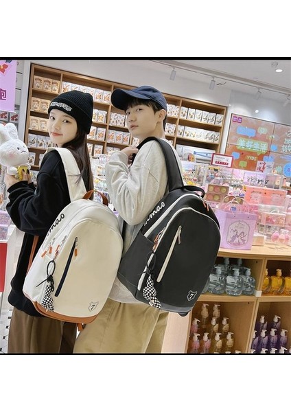 Yeni Uni Sırt Çantası Ins Tarzı Seyahat Sırt Çantası Gündelik Okul Çantası Trendi Basit Büyük Kapasiteli Düz Renk Moda Okul Sırt Çantası (Yurt Dışından) modelleri