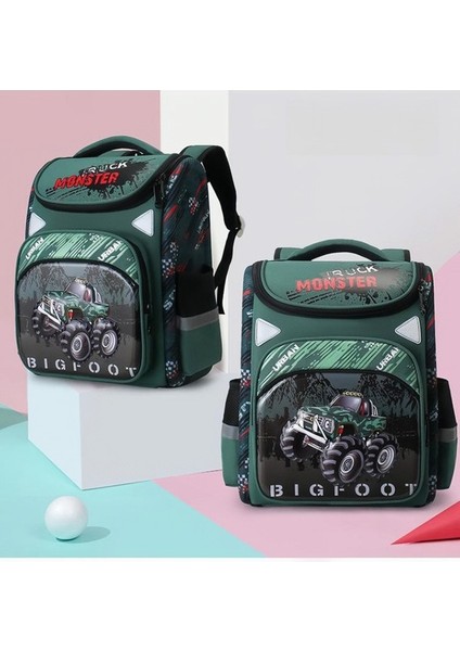 Kamyon-Karikatür-Erkek Sırt Çantası Tarzı Çocuk Okul Çantası (Yurt Dışından) modelleri