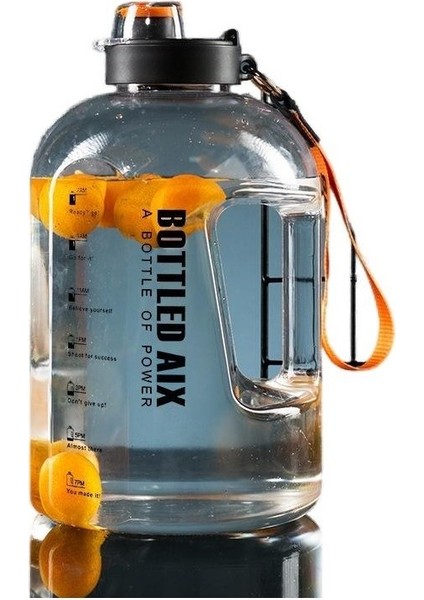 2200ML Taşınabilir Su Matı - Şeffaf / Siyah (Yurt Dışından)