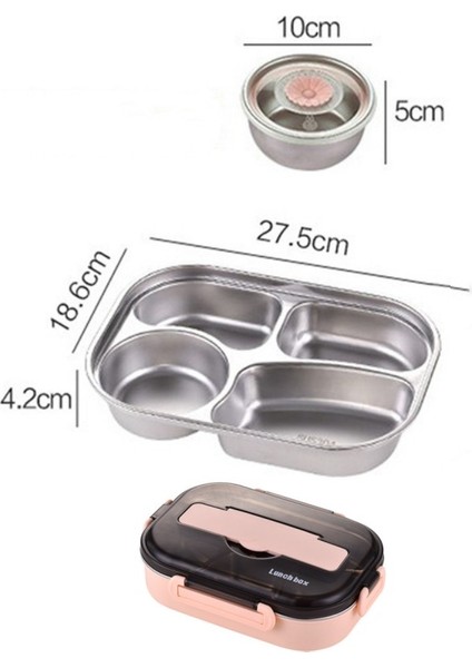 1.5l Paslanmaz Çelik Gurme Modern Öğle Yemeği Kutusu Bento Öğle Yemeği Kutusu (Yurt Dışından)