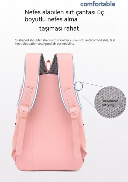 Zethus Yeni Uni Moda Büyük Kapasiteli Sırt Çantası Su Geçirmez Kişilik Tatlı ve Sevimli Okul Çantası Rahat Trend Okul Sırt Çantası (Yurt Dışından) fırsatları
