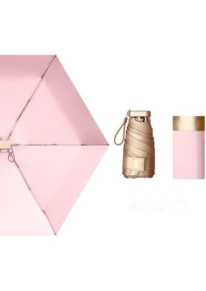 Kadın Uv Korumalı Şemsiye - Pembe (Yurt Dışından)