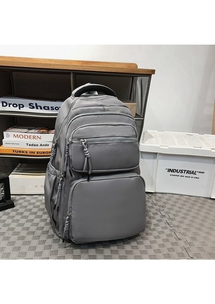 Üniversite Öğrencisi Modaya Uygun ve Havalı, Geniş Kapasiteli Çift Sırt Çantaları (Yurt Dışından)