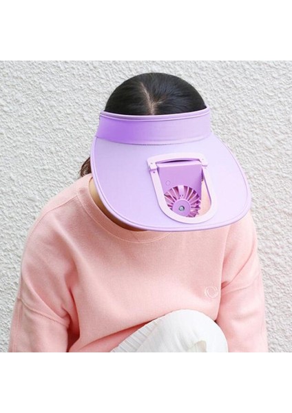 Güneş Fan Visor Şapkası - Mor (Yurt Dışından) fırsatları