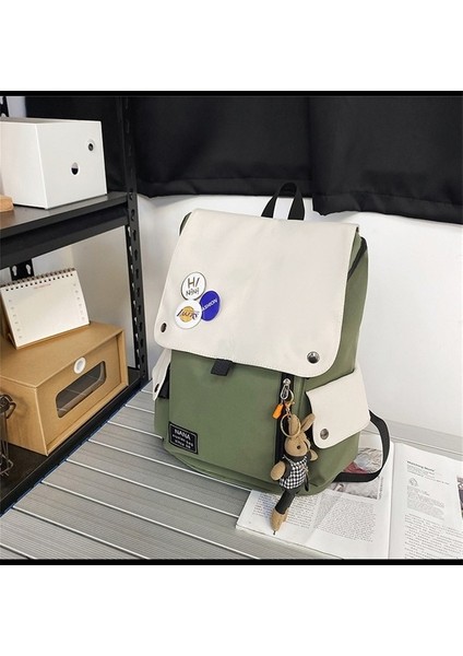 Erkekler ve Kadınlar Için Zıt Renklerde Günlük Sırt Çantaları, Büyük Kapasiteli Seyahat Sırt Çantaları (Yurt Dışından) fiyatları