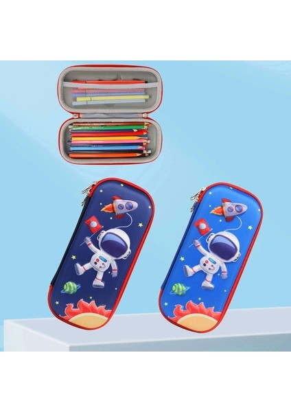 3D Karikatür Kalem Çantası Anti-Sonbahar Boy Yazma Enstrüman Saklama Kutusu (Yurt Dışından)