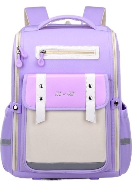 1-6. Sınıflardaki Kız ve Erkek Ilkokul Öğrencilerinin Ingiliz Tarzı Okul Çantaları (Yurt Dışından)