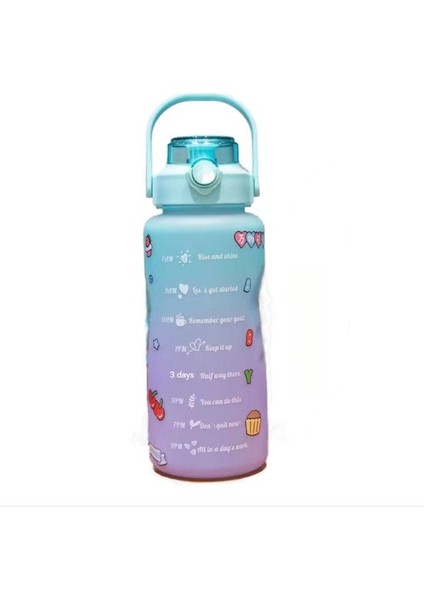 1500ML Taşınabilir Su Matı - Mor / Yeşil (Yurt Dışından)