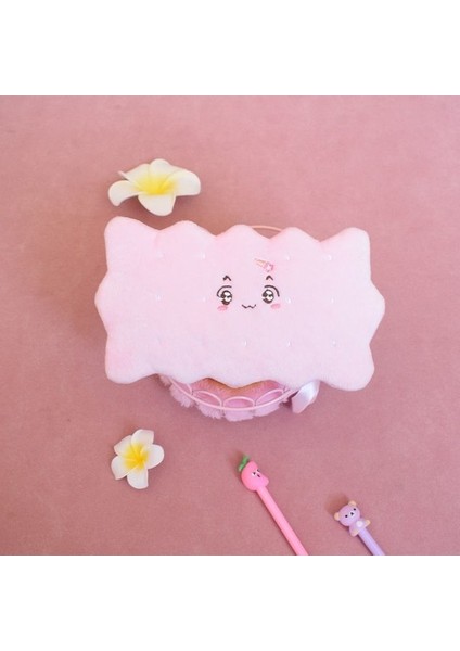 Sevimli Sandviç Bisküvi Şeklindeki Öğrenci Taşınabilir Basit Peluş Yaratıcı Büyük Kapasiteli Fermuarlı Kırtasiye Çantası (Yurt Dışından) fiyatları