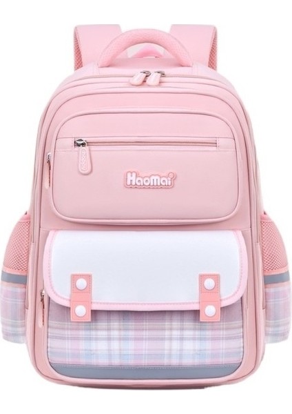 Ilkokul Kızları Için 1-3-6. Sınıflar Için Çocuk Okul Çantaları, Yükü Azaltmak ve Su Geçirmez Olmak Için Ekose Hafif Omurga Koruyucusu (Yurt Dışından)