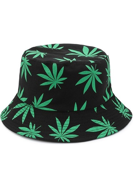 2 Plaj Eğlencesi Akçaağaç Yaprağı Baskılı Güneş Şapkası (Yurt Dışından)