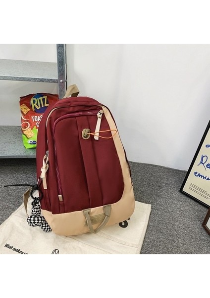 Büyük Kapasiteli Ortaokul ve Lise Öğrencisi Okul Çantaları, Üniversite Öğrencileri Moda Rahat Seyahat Sırt Çantası (Yurt Dışından)