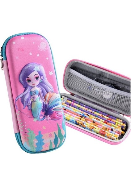 Çocuklar Karikatür Kalem Kutusu Erkekler ve Kızlar Için Büyük Kapasiteli Kalem Çantası (Yurt Dışından)