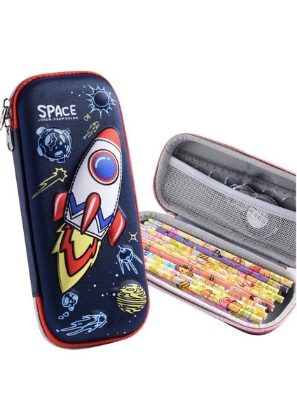 Çocuklar Karikatür Kalem Kutusu Erkekler ve Kızlar Için Büyük Kapasiteli Kalem Çantası (Yurt Dışından) fiyatları