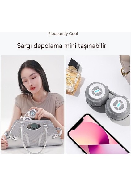 USB Mini El Fanı - Turuncu (Yurt Dışından)