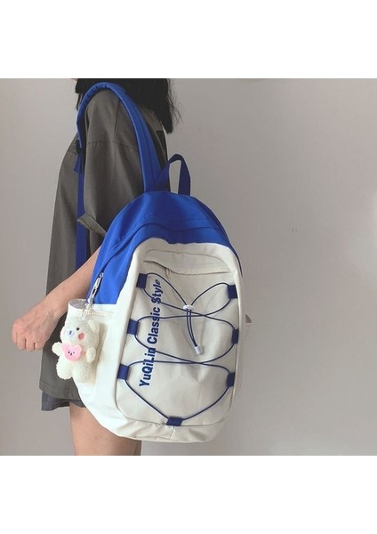 Büyük Kapasiteli Harajuku Tarzı Lise Öğrencisi Sırt Çantası Üniversite Öğrencisi Sırt Çantası (Yurt Dışından)