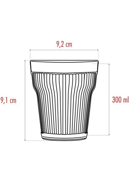 Akrilik Barok Füme 6 Lı Kısa Bardak fırsatları