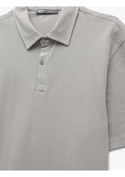 Pamuklu Regular Fit Kısa Kollu Polo Yaka Tişört indirimleri