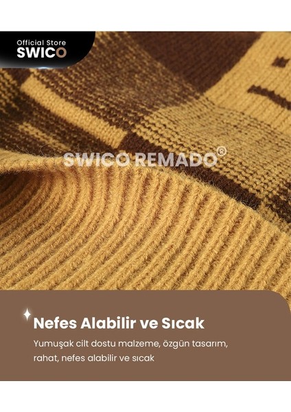 Kadın Kışlık Şapka - Siyah/beyaz (Yurt Dışından)