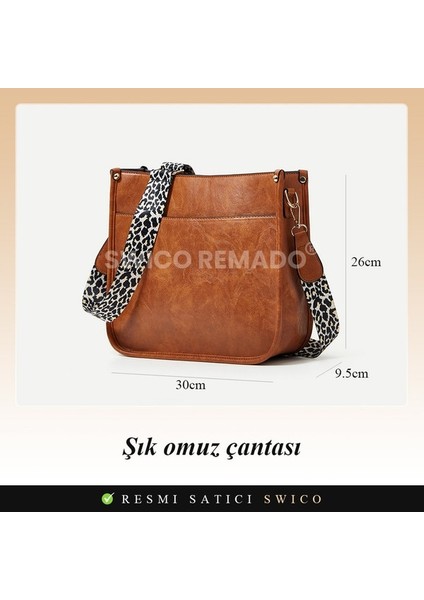 Kadınlar Için Şık Vintage Omuz Çantası (Yurt Dışından)
