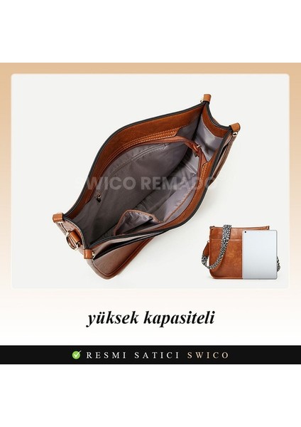 Kadınlar Için Şık Vintage Omuz Çantası (Yurt Dışından)