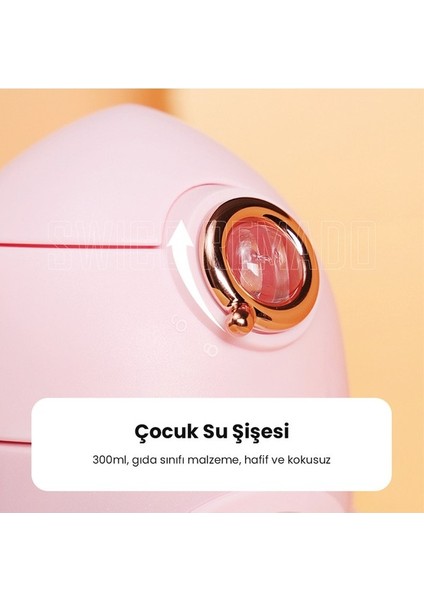 300ML Roket Modeli Termos - Pembe (Yurt Dışından)