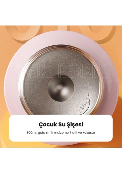 300ML Roket Modeli Termos - Pembe (Yurt Dışından)