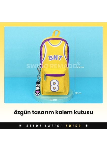 Basketbol Kıyafet Modeli Anahtarlıklı Kalemlik - Sarı (Yurt Dışından) modelleri