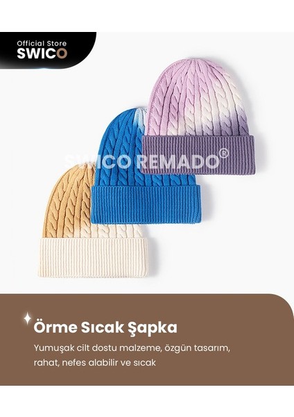 Kadın Kışlık Şapka - Mavi (Yurt Dışından) fiyatları