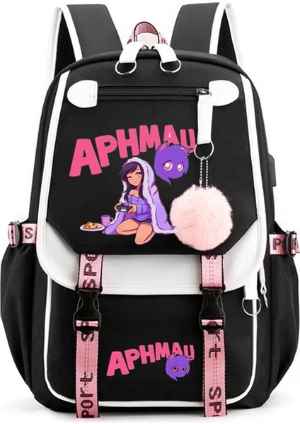 Gündelik Erkekler ve Kadınlar Aphmau Ortaokul Öğrencileri Okul Çantası Trend Bilgisayar Sırt Çantası (Yurt Dışından) fiyatları
