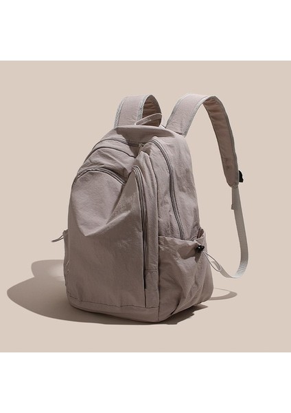 Kadın Üniversite Öğrencileri Için Okul Çantaları Erkekler Için Basit Rahat Banliyö Sırt Çantaları Büyük Kapasiteli Seyahat Hafif Sırt Çantaları (Yurt Dışından)