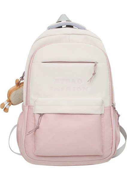 Sırt Çantası Rahat Moda Kadın Bahar Yeni Sırt Çantası Ortaokul Kampüsü Büyük Kapasiteli Yük Azaltıcı Ultra Hafif Okul Çantası (Yurt Dışından) fiyatları